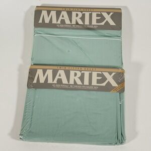 Vintage Martex 180 ct Twin Fitted & Flat Sheet